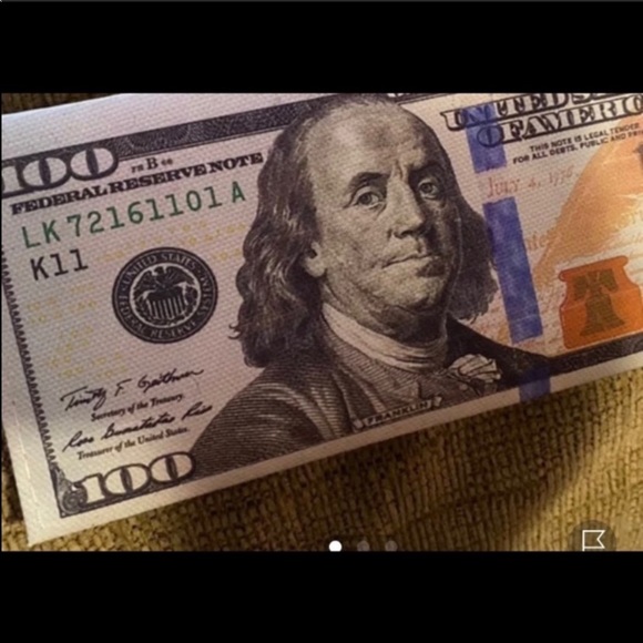 100.00 bill paper wallets - Picture 2 of 10